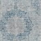 Homeroots 3' X 5' Blue Floral Medallion Washable Indoor Outdoor Area Rug 607896 - alternate 2