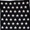 Homeroots Navy Blue And White Stars Knitted Baby Blanket 383154 - alternate 2