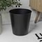 Happimess Nolan Modern Classic Smooth Steel 2 Gal Waste Bin, Matte Black, 2PK HPM1113A-SET2 - alternate 1