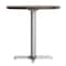 Flash Furniture Bennett 30 in Round Solid Wood Indoor Tabletop in Dark Brown with 22 in x 22 in Table Height GSF-RD30-DKBRN-T2222S-GG - alternate 5