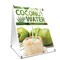 Signmission Coconut Water, 36 Inch x 24 Inch A-frame Yard Sign, Plastic Sign SBC-2436-Coconut Water - alternate 1