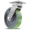 Hamilton Kingpinless Swivel Caster, 8" x 2" Duralast (95A) Wheel, 1/2" Sealed Precision Ball Bearings S-ZFWH-8DB-FB - alternate 1