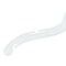Nahanco 17in White Hi-Impact Plastic Heavy Weight Shirt Hanger w/ Washer, 100PK 1500WW - alternate 3