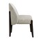 Manhattan Comfort Oslo Chenille Wood Side Chair in Taupe - Set of 2 DC1542-1 - alternate 3
