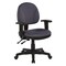 Office Star Products Ergonomic Fabric Sculptured Ergonomic Managers Chair, Jet 8180-297 - alternate 1