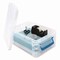 Advantus Super Stacker Lift-Off Lid Storage Tote, 14.25 x 10.3 x 6.5, Transparent/Blue 39811 - alternate 6