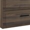 Homeroots 32" Dark Brown Wood Freestanding Bathroom Vanity With White Sink And Two Drawers 627382 - alternate 3