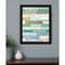 Homeroots Ocean Rules 1 Black Framed Print Wall Art 415473 - alternate 2