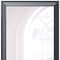 Homeroots 51" Black Wood Framed Accent Mirror 370732 - alternate 3