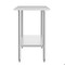 Flash Furniture Reese 24x72 Portable Work Table, Stainless Steel Top Shelf and Adjstbl Glvnzd Steel Undershelf NH-WT-2472-GG - alternate 5