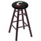 Holland Bar Stool Co Oak Counter Stool, Dark Cherry Finish, Cincinnati Seat RC24OSDC - alternate 1