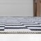 Jonathan Y Ainsley Modern Cottage Checkerboard Non-Slip Machine-Washable Dark Blue/White 3 ft. x 5 ft. Area Rug WSH126C-3 - alternate 3