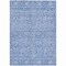 Homeroots 3' X 5' Denim Blue And Ivory Floral Washable Indoor Outdoor Area Rug 604671 - alternate 3