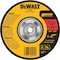 Dewalt Depressed Center Grinding Wheel, Type 27, 7 in Dia, 0.25 in Thick, 5/8"-11 Arbor Hole Size, 24 Grit DW4999 - alternate 1