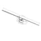 Jonathan Y McKenna 32" Modern Minimalist Dimmable Integrated LED Metal Wall Sconce, Chrome JYL7040A - alternate 6