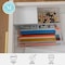 Martha Stewart Brody Clear Plastic Storage Organizer Bins W/ White Engineered Wood Lids, SM-x2/MED-x1 BE-PB3316-WD-3-CL-WH-MS - alternate 3