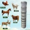 Wrightmaster 48 in. x 164 ft. Reinforced Hot-Dip Galvanized Farm Mesh for Farm Animal Yard, Precision Welding ZR-AF001 - alternate 4