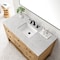 James Martin Vanities Breckenridge 48'' S Vanity, Light Natural Oak w/ Jasmine Pearl Top w/FreePower Wireless Charger 330-V48-LNO-FEJP - alternate 3