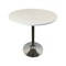 Homeroots 36" Black and Silver Wood and Metal Pedestal Base Round Top Dining Table 555181 - alternate 1