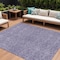 Homeroots 9' X 12' Lavender And Ivory Geometric Washable Indoor Outdoor Area Rug 613564 - alternate 1