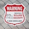 Signmission 24 Hour Surveillance Shield Sign Warning, 6 inch X 6 inch, Plastic Sign, 2PK SHI-P-2PACK-6-350 - alternate 2