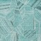 Homeroots 9' X 12' Teal Blue And Ivory Geometric Washable Indoor Outdoor Area Rug 594813 - alternate 3