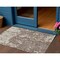 Homeroots 3' X 5' Brown And Ivory Abstract Washable Indoor Outdoor Area Rug 612719 - alternate 1
