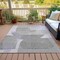 Homeroots 5' X 8' Linen And Gray Abstract Washable Indoor Outdoor Area Rug 632162 - alternate 7