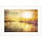 Homeroots Yellow Sunset White Framed Print Wall Art 404650 - alternate 1