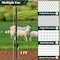 Wrightmaster 1-1/5 in. Dia x 47 in. 9-Gauge Black Heavy-Duty Galvanized Steel Fence U-Post (6-Pack), 6PK ZR-5175P413170 - alternate 2