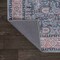 Jonathan Y Kemer All-Over Persian Non-Slip Machine-Washable Blue/Red/Brown 3 ft. x 5 ft. Area Rug WSH104B-3 - alternate 4