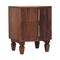 Homeroots 22" Brown Solid Wood Two Drawer Nightstand 701723 - alternate 4