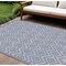 Homeroots 8' X 10' Blue Indoor Outdoor Area Rug 522114 - alternate 4