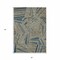 Homeroots 5' X 8' Taupe Blue And Beige Geometric Washable Indoor Outdoor Area Rug 594816 - alternate 3
