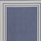 Homeroots 6' X 9' Navy Blue And Ivory Geometric Indoor Outdoor Area Rug 572870 - alternate 3