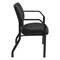 Office Star Products Big and Tall Guest Chair in Icon Black Fabric with soft PU Arms, Sturdy Black Metal Chair 55051B-231 - alternate 4