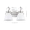 Jonathan Y Phineas 16.25" 2-Light Adjustable Farmhouse Bohemian Iron LED Vanity Light, White/Nickel JYL1115B - alternate 4