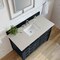 James Martin Vanities Brittany 48" Single Vanity, Black Onyx, w/ 3 CM Siberian Silestone Top 650-V48-BKO-3SFR - alternate 5