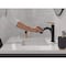 Delta Nicoli Single Handle Pull-Down Bathroom Faucet, 6.81 in, Matte Black / Champagne Bronze 15749LF-GZPD - alternate 4