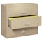 Fireking 38-15/16" W 3 Drawer Fire-Resistant Lateral File Cabinet, Parchment, Letter/Legal 3-4422-CPA - alternate 2