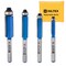 Hiltex Top Bearing Flush Trim Router Bit Set, 4 Pieces, 1/4 Inch Shank, CNC Woodworking Tool 10102H - alternate 1