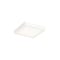 Dals Lighting Delta 6'' Square Indoor/Outdoor LED Flush Mount, White CFLEDSQ06-CC-WH - alternate 1