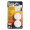 Master Caster Mighty Movers Self-Stick Furniture Sliders, Round, 2.25" Diameter, Beige, 4PK 87003 - alternate 1