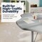 Flash Furniture Wren 60 in Flower Adjustable Height Activity Table, Thermal Laminate Top, Short Legs, Gray XU-A60-FLR-GRY-T-P-GG - alternate 4