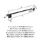 Amerock Appoint Oil Rubbed Bronze Traditional 24 in 610 mm Towel Bar BH36074ORB - alternate 2