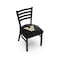 Holland Bar Stool Co BlackLogo Chair, VinylSeat L00418Vander - alternate 1