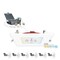 Nuwatt 4 Inch 2 Hour Square Fire Rated Recessed Lighting, Slim Wafer LED Lights 2700K-5000K, 900LM, 6PK NW-P-SQDL-4-12W-5CT-FR-WH-6P - alternate 1