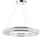 Jonathan Y Benton 24.7" Round Integrated LED Crystal/Metal Pendant, Chrome/Clear JYL7201A - alternate 4