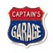 Signmission Captain's Garage, 6 Inch X 6 Inch, Plastic Sign SHI-P-6-383-CAPTAIN - alternate 1