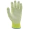 Ironwear Hi Vis Polyurethane Palm Coated A4 Cut Resistant HPPE Gloves, X-Small 4916-XS - alternate 3